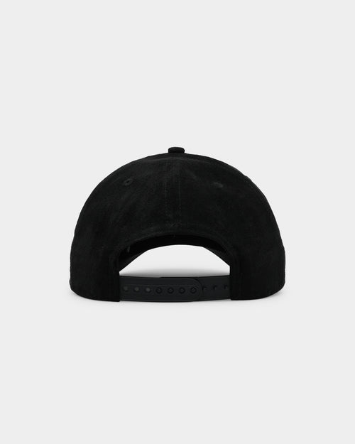 New Era X Culture Kings Suede 9FORTY A-Frame Snapback Black