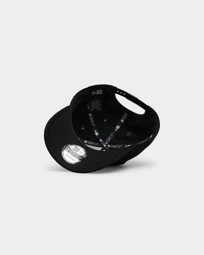 New Era X Culture Kings Suede 9FORTY A-Frame Snapback Black