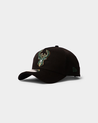 New Era Milwaukee Bucks NBA 9FORTY A-Frame Snapback Black