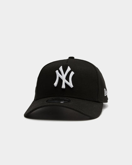 NEW ERA WOMEN'S YANKEES 9FORTY A-Frame SNAPBACK BLACK/WHITE