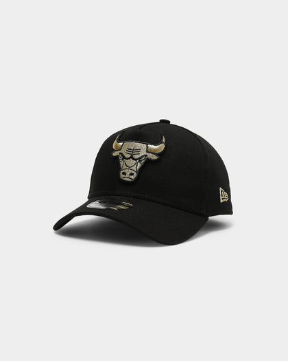New Era Chicago Bulls 9FORTY A-Frame Snapback Black/Gold