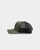 New Era New York Yankees 9FORTY A-Frame Trucker Snapback Olive/Black