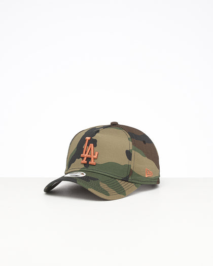 New Era Women's Los Angeles Dodgers 9Forty A-Frame Strapback Camo/Rose Gold