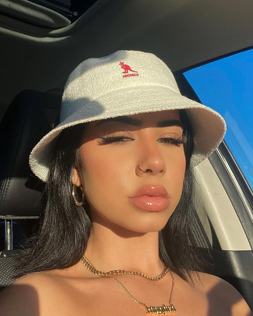 Kangol Bermuda Bucket White/Red