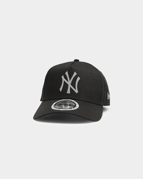 New Era New York Yankees 9FORTY A-Frame Reflective Logo Snapback Black/3M