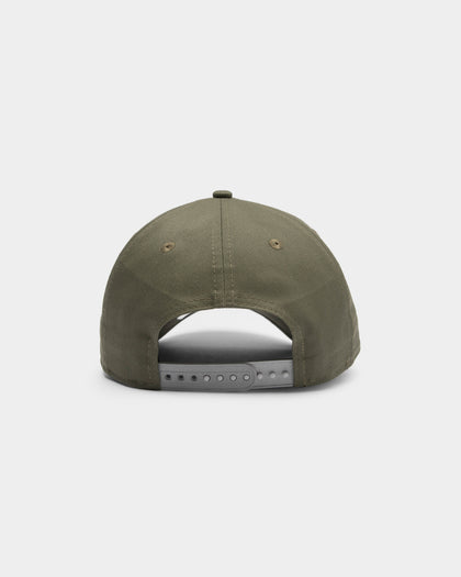 New Era Raiders 9FORTY A-Frame Reflective Logo Snapback Olive/3M