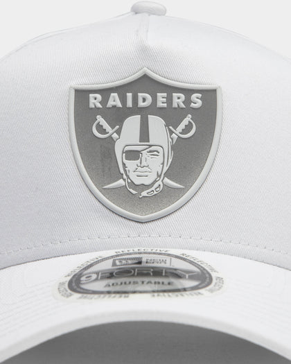 New Era Las Vegas Raiders 'Reflective Logo' 9FORTY A-Frame Snapback White/3M