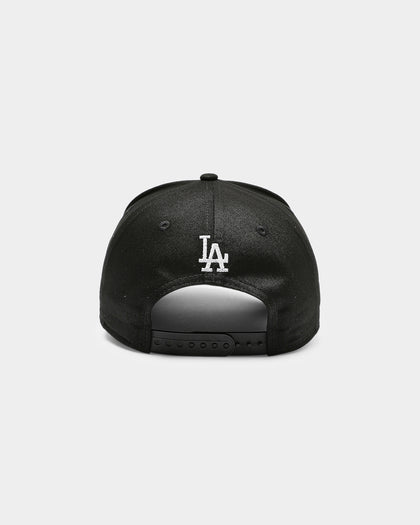 New Era Los Angeles Dodgers 9FORTY K-Frame Goth Script Snapback Black/White