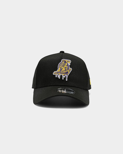 New Era Los Angeles Lakers 'Drip Logo' 9FORTY A-Frame Snapback Black