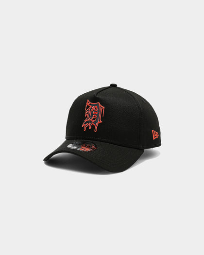 New Era Detroit Tigers Drip Logo 9FORTY A-Frame Snapback Black