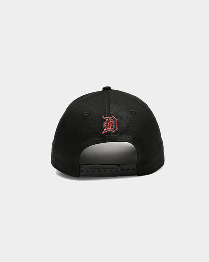 New Era Detroit Tigers Drip Logo 9FORTY A-Frame Snapback Black