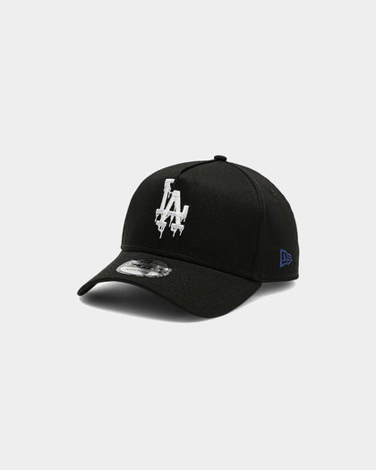 New Era Los Angeles Dodgers Drip Logo 9FORTY A-Frame Snapback Black