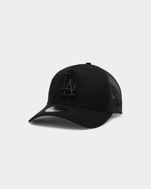 New Era Los Angeles Dodgers 9FORTY A-Frame Trucker Black/Black