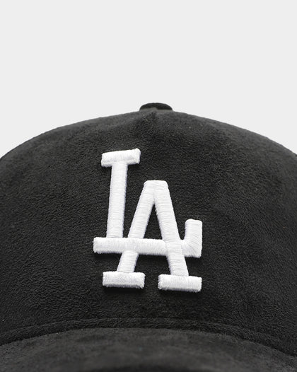 New Era Los Angeles Dodgers Suede 9FORTY A-Frame Snapback Black/White