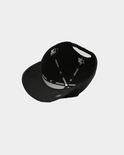 STARTER GOES AROUND THROWBACK SNAPBACK BLACK