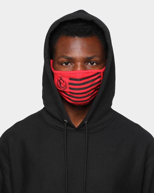 Culture Kings NFS Flag Face Mask Red/Black
