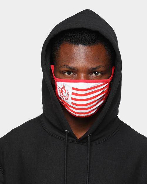 Culture Kings NFS Flag Face Mask Red/White