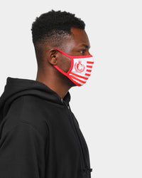 Culture Kings NFS Flag Face Mask Red/White