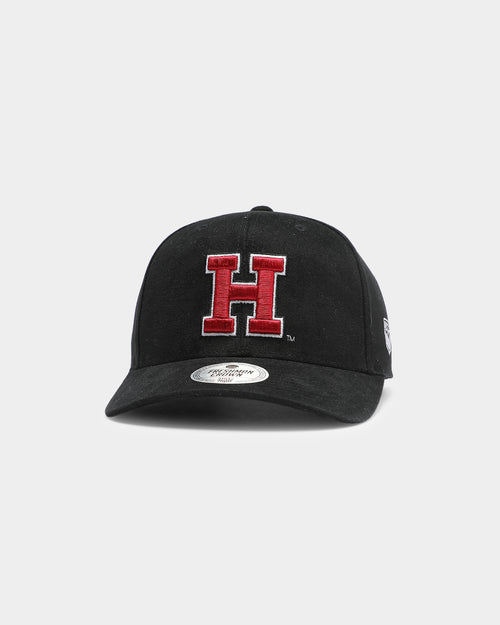 NATIONAL COLLEGIATE ATHLETIC ASSC Harvard Crimson Freshman Crown Snapback Black