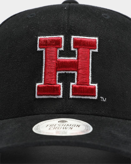 NATIONAL COLLEGIATE ATHLETIC ASSC Harvard Crimson Freshman Crown Snapback Black