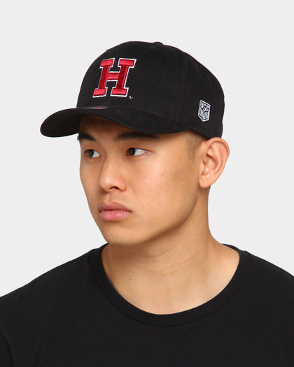 NATIONAL COLLEGIATE ATHLETIC ASSC Harvard Crimson Freshman Crown Snapback Black