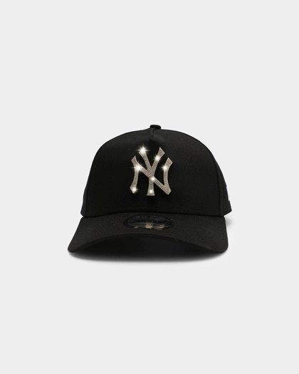 New Era New York Yankees Diamante 9FORTY A-Frame Snapback Black/Gold