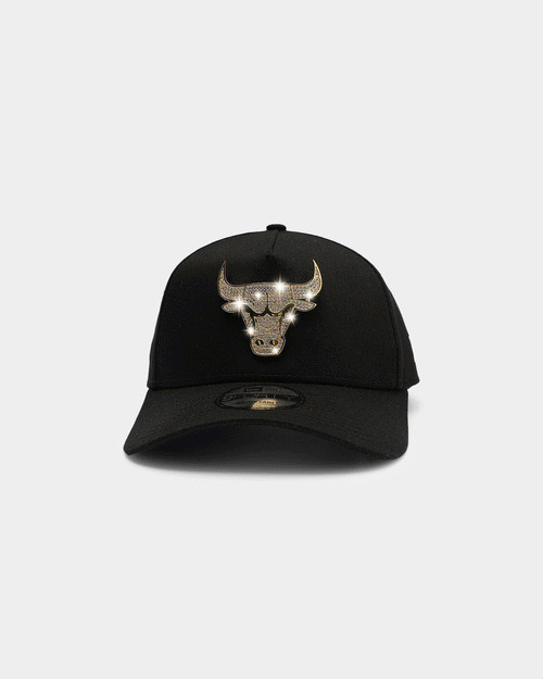 New Era Chicago Bulls 'Diamante' 9FORTY A-Frame Snapback Black/Gold