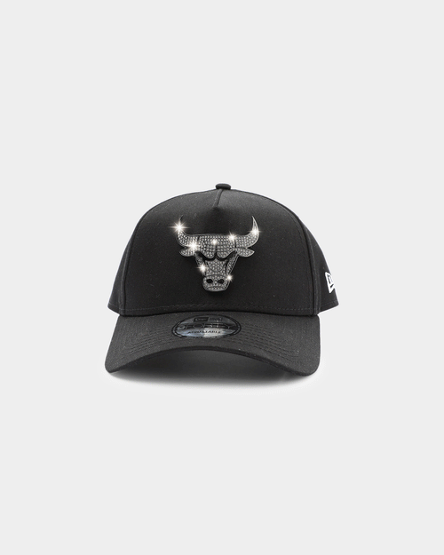 New Era Chicago Bulls 'Diamante' 9FORTY A-Frame Snapback Black/Silver