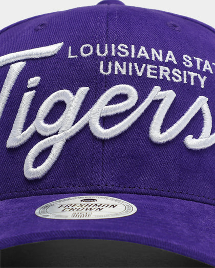 NATIONAL COLLEGIATE ATHLETIC ASSC LSU Tigers Freshman Crown Snapback Purple