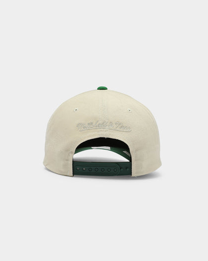 Mitchell & Ness Boston Celtics Pro Crown Snapback Off White/Green