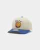 Mitchell & Ness Golden State Warriors Pro Crown Snapback Off White/Royal
