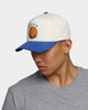 Mitchell & Ness Golden State Warriors Pro Crown Snapback Off White/Royal