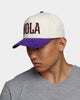 Mitchell & Ness New Orleans Pelicans Pro Crown Snapback Off White/Purple