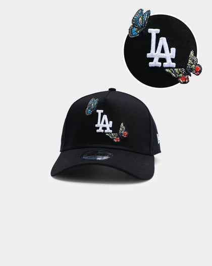 New Era Los Angeles Dodgers "Butterfly Logo" 9FORTY A-Frame Snapback Black