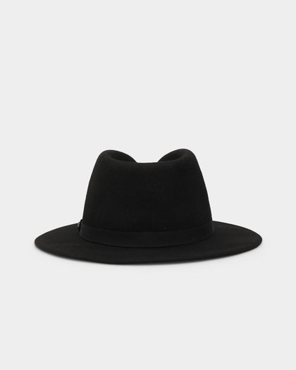 Brixton Messer Packable Fedora Black/Black