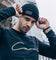 Carré Script Waffle Beanie Black