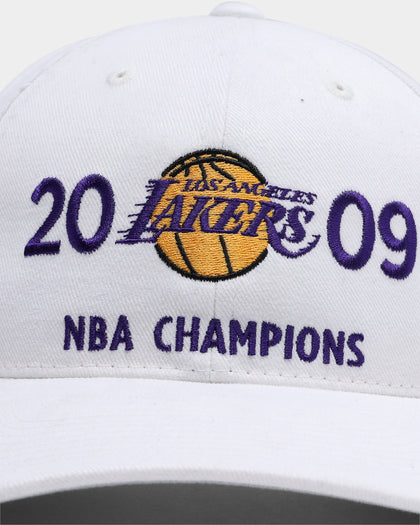 Mitchell & Ness Los Angeles Lakers Finals History Deadstock Snapback White