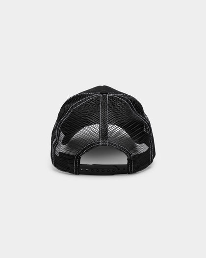 Loiter Metal Badge Trucker Hat Black