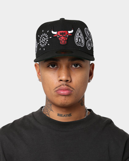 New Era Chicago Bulls Paisley 59FIFTY Fitted Black