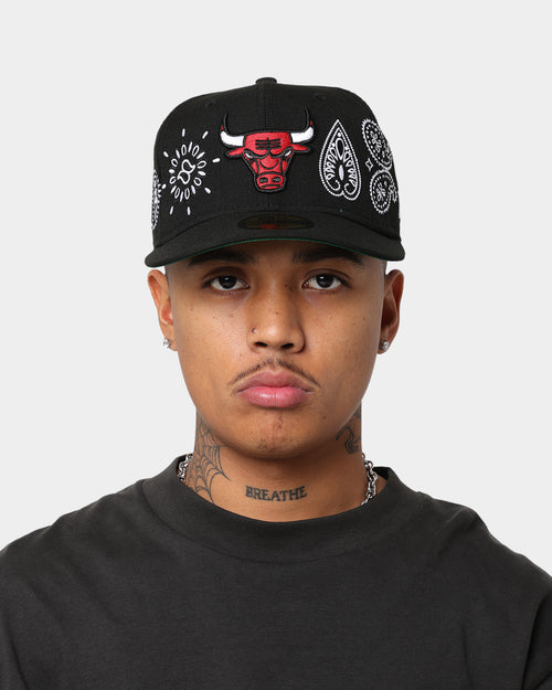New Era Chicago Bulls Paisley 59FIFTY Fitted Black