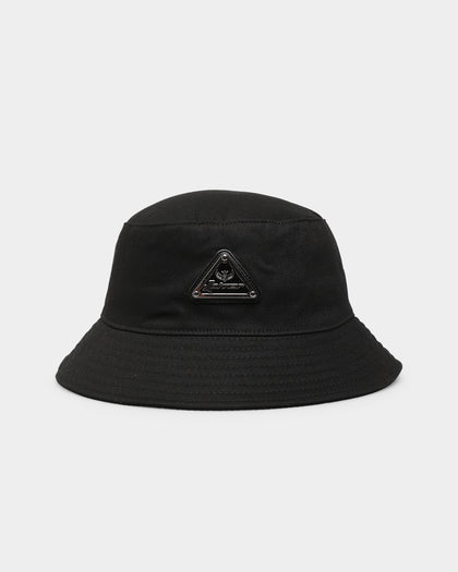 Loiter Metallic Badge Bucket Hat Black