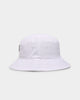 Loiter Metallic Badge Bucket Hat White