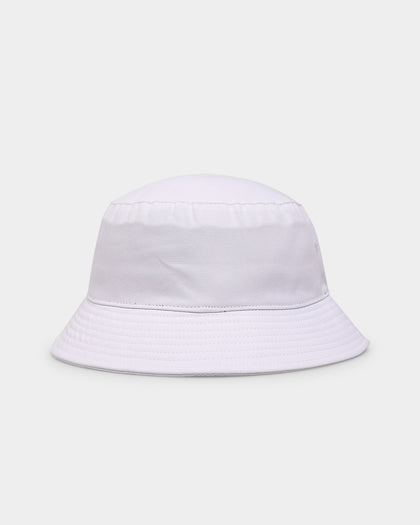 Loiter Metallic Badge Bucket Hat White