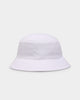 Loiter Metallic Badge Bucket Hat White
