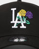 New Era Los Angeles Dodgers 'Rose Crossover' 9FORTY A-Frame Snapback Black/White