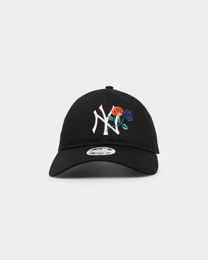 New Era Women's New York Yankees 'Rose Crossover' 9TWENTY Strapback Black/White