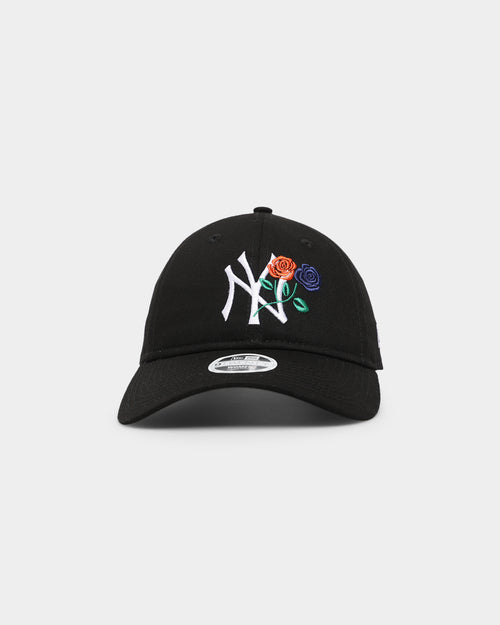 New Era Women's New York Yankees 'Rose Crossover' 9TWENTY Strapback Black/White