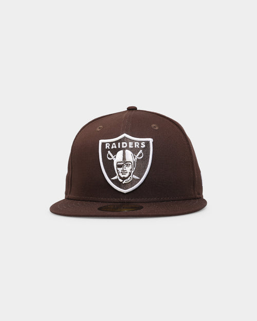 New Era Raiders 59FIFTY Fitted Burnt Wood/White