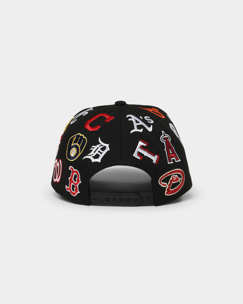 New Era MLB 'All Over League' 9FORTY K-Frame Snapback Black