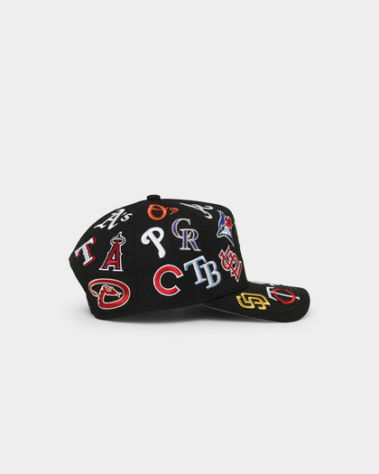 New Era MLB 'All Over League' 9FORTY K-Frame Snapback Black